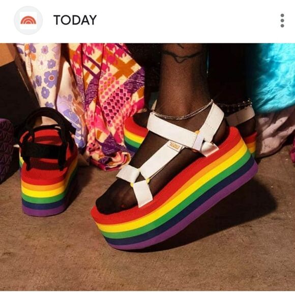 Teva All Gender Flatform Universal Rainbow Pride - Picture 16 of 16